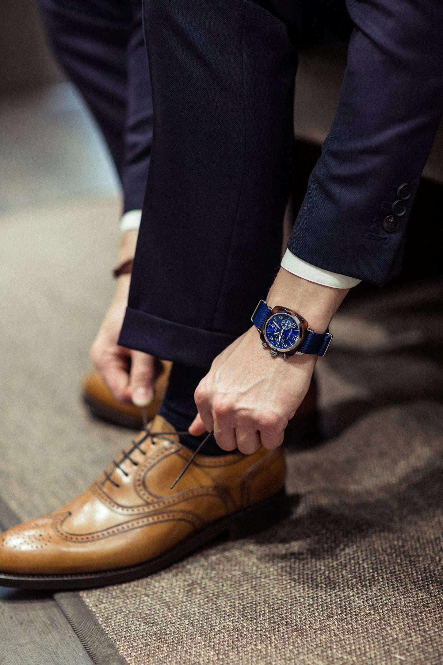 CLUBMASTER CLASSIC - CHRONO - BLEU MARINE