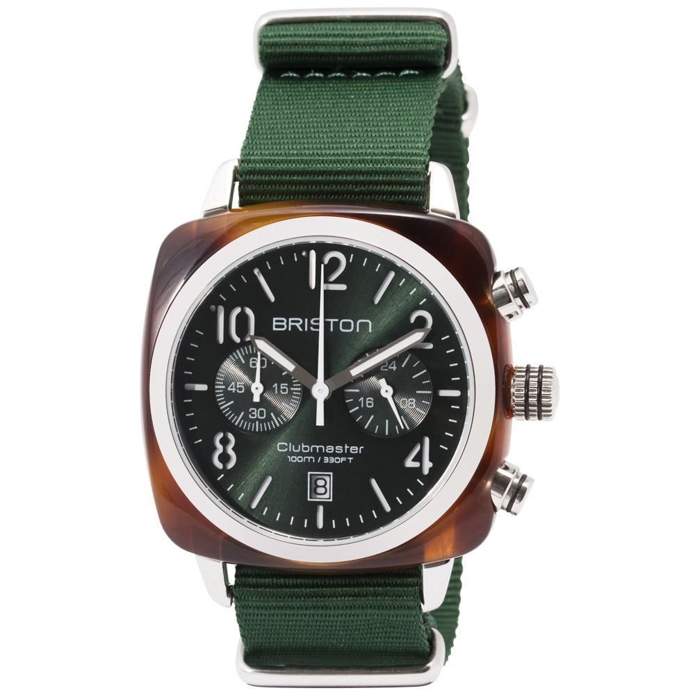 CLUBMASTER CLASSIC - CHRONO - VERT ANGLAIS