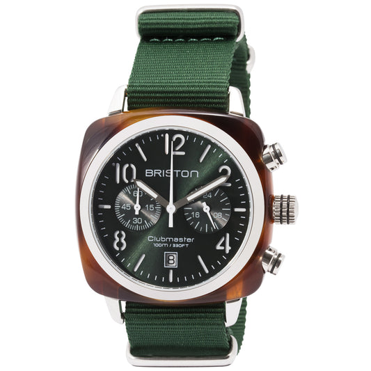 CLUBMASTER CLASSIC - CHRONO - VERT ANGLAIS