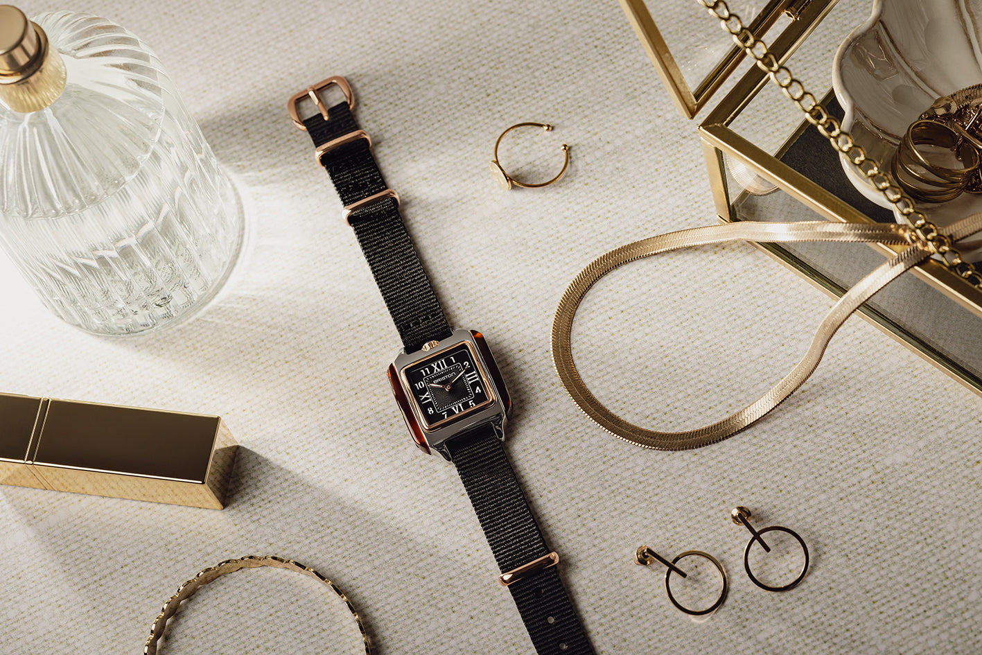 STREAMLINER KENNEDY - PETITE - GOLD - NOIR