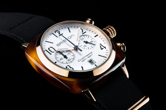 CLUBMASTER CLASSIC - CHRONO - GOLD - BLANC